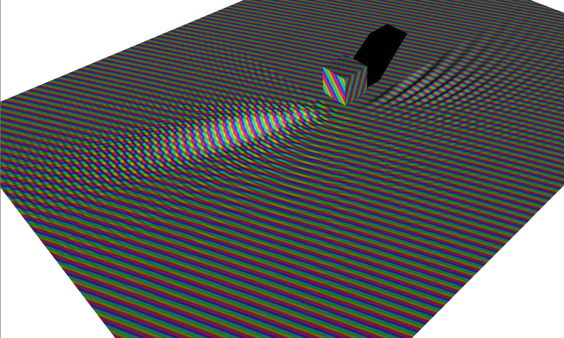 Acoustic Render of a Cube